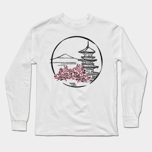 Japan: Ninnaji temple Long Sleeve T-Shirt